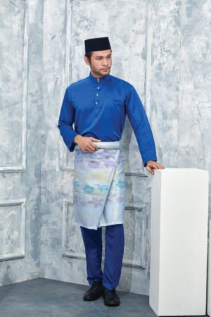 Baju Melayu BinLaden Royal Blue