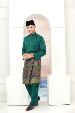 Bilal Baju Melayu Emerald Green
